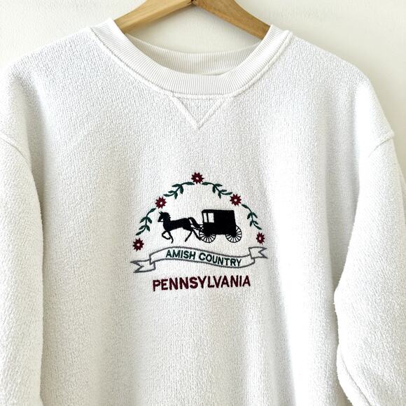 Diport USA Amish Country Crewneck Sweater Sz L - Picture 2 of 4